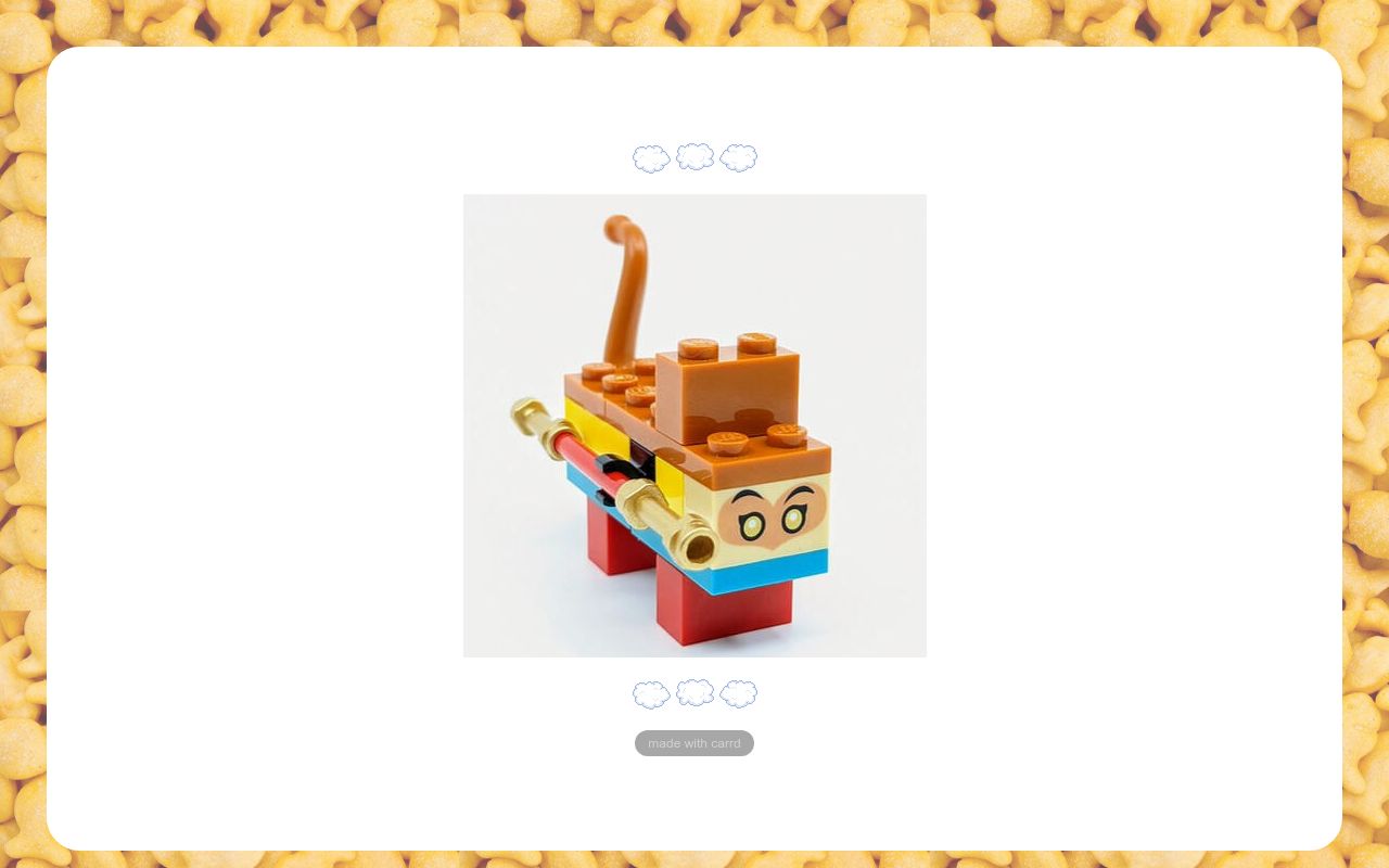 kidcore/ wukong carrd